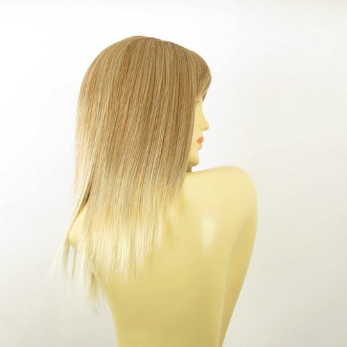 mid length wig women light blond blond copper wick clear ref: LAURY 27T613 PERUK - Picture 7 of 8