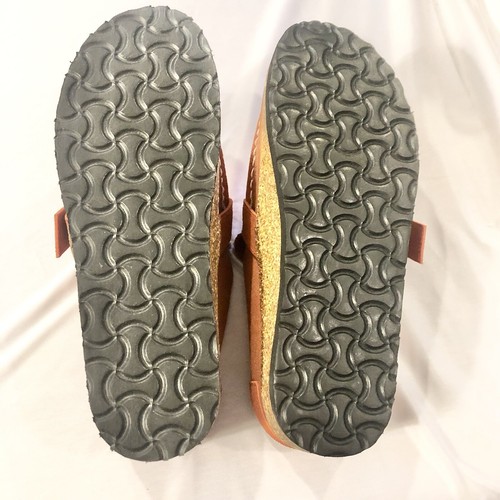 Damen Slipper Sandalen Tinstree Orange Kork Größe 5,5 Gummisohle - Bild 7 von 9