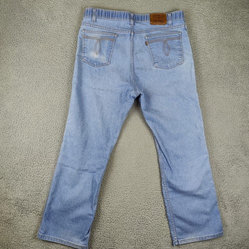 Jeans vintage Levi’s para hombre 38X29 etiqueta 36X29 ajuste azul denim marrón pestaña 43415 4514 - Imagen 2 de 20