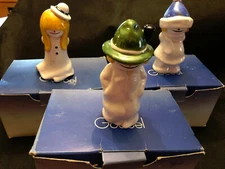 Vintage Goebel W Germany Porcelain Figurines (3) Blonde Girl/Boy/Girl All New!