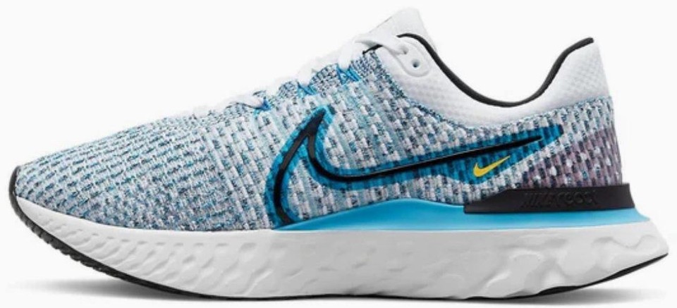 Nike React Infinity Run Flyknit 3 White Blue Orbit - 1 of 1
