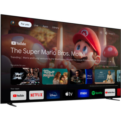 Sony BRAVIA 8 OLED TV 77-Inch 4K HDR Google TV in Black - K77XR80
