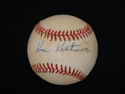 KEN KELTNER SIGNED OFFICIAL AMERICAN LEAGUE BASEBALL W/ JSA COA
