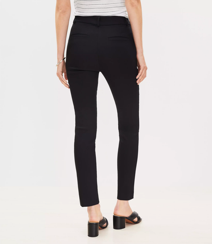 Loft Ann Taylor $89 Petite Button Trim Pocket Sutton Skinny Pants size 0P - Picture 3 of 7