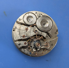 VINTAGE 16 SIZE WALTHAM 1899 17 JEWEL RIVERSIDE POCKET WATCH PARTS