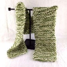 Handmade Knitted Scarf Winter Outer Ware Soft Thick Warm Fashion Unique E5-1795