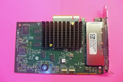 Genuine LSI SAS9201-16e 4-Port 6GB Host Bus Adapter Card Dell KV5JY