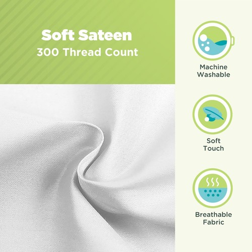 Natural Pillow Cover - Enclosed Sleeve Style Hypoallergenic Bed Pillow Case - Afbeelding 7 van 76