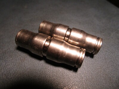 (2) 1/4'' Tube Brass Push-to-Connect Union