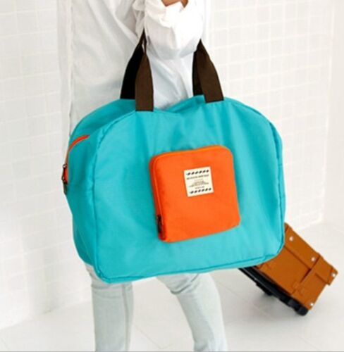 Portable Organizer pouch Travel foldable shopping tote shoulder bag Waterproof - Picture 8 of 9