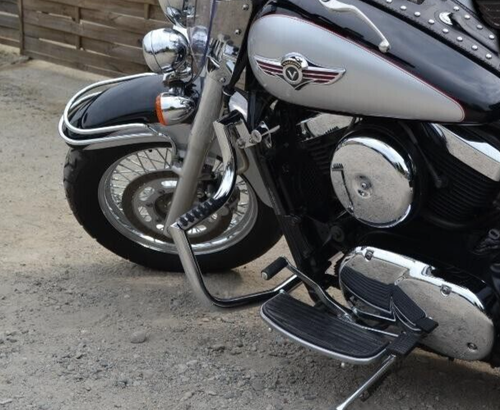 Rail garniture garde boue avant - Kawasaki VN1500 VN2000 YAMAHA WILD STAR 1600 - Photo 3 sur 4