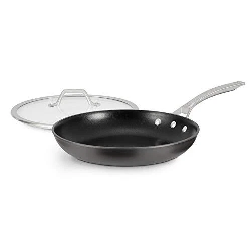 Calphalon 1948249 Signature Hard Anodized Nonstick Covered Omelet Fry Pan, 12...