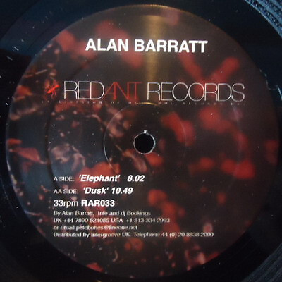 Alan Barratt Elephant / Dusk 12'' Vinyl Schallplatte 229812