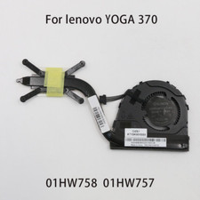New for Lenovo ThinkPad Yoga 370 CPU cooling fan and radiator 01HW758 01HW757