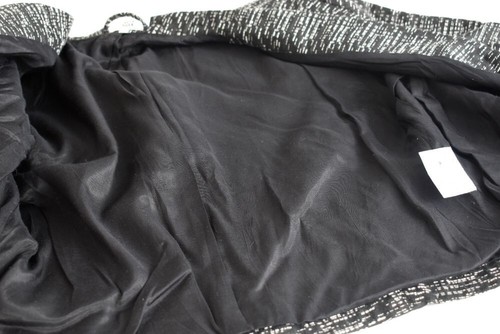 Noa Noa Jacket Blazer Size L Black White Cotton Fabric Womens Fashion - Picture 6 of 9