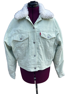 Levis Straus & Co Womens Light Green Jacket Size XS