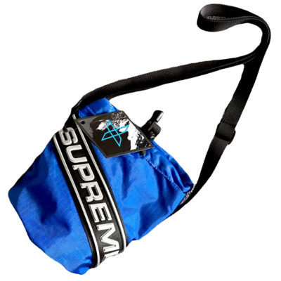 Supreme 3D Logo Small Cinch Pouch Bag Blue FW23 Supreme New York 2023