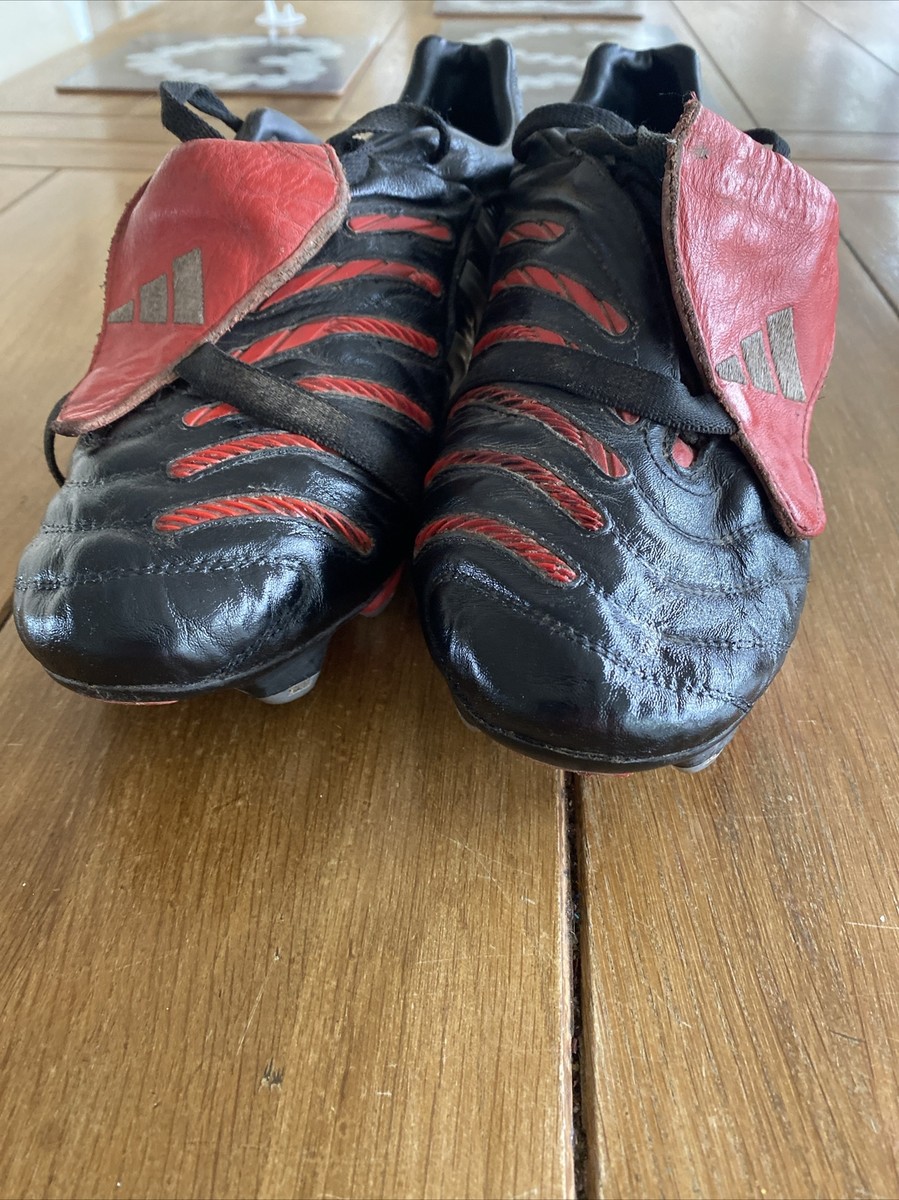 Adidas Predator Pulse Black Red Silver SG UK 11 Originals