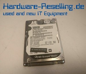 HP 500GB 7.2k 2.5" SATA HDD WD5000BPKT-60 643163-001 634919-001