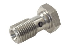 Raceworks M10x1.0 Metric Banjo Bolt (20mm) (Stainless)