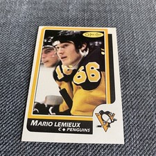 MARIO LEMIEUX HOCKEY CARD 1986/87 OPEE CHEE NO.122 