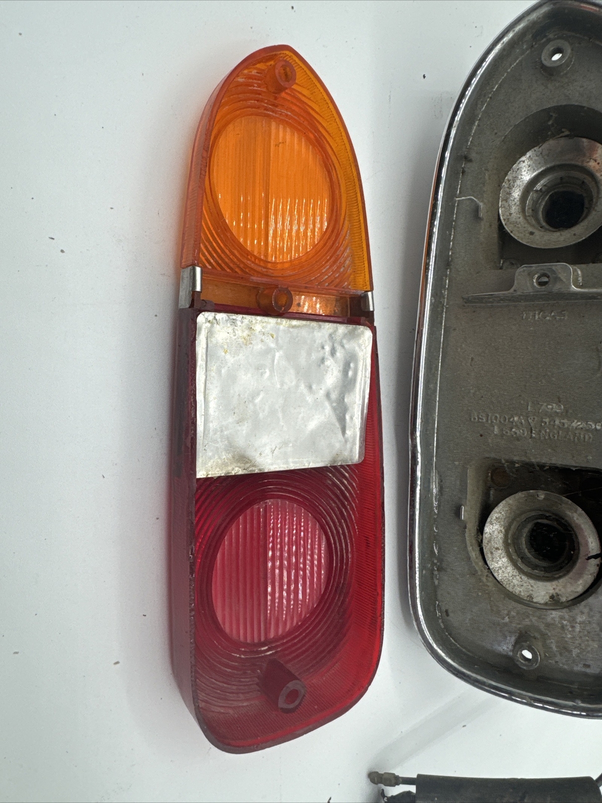 Triumph Tr5 And Aston Martin,Original Lucas  Rear Lamp Lenses, And Housing L799.