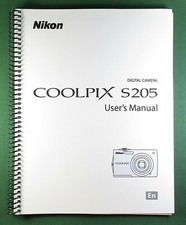Nikon CoolPix S205 User's / Instruction Manual: 184 Pages  Protective Covers