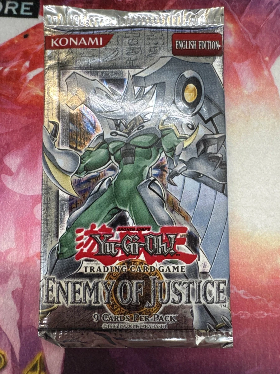 Yu-Gi-Oh! TCG Enemy of Justice Sealed Collectible Card Game Packs