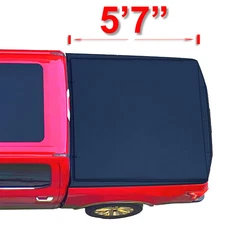 5'7" Soft Roll Up Tonneau Cover for 19-26 Ram 1500 Truck Bed Cover New Body