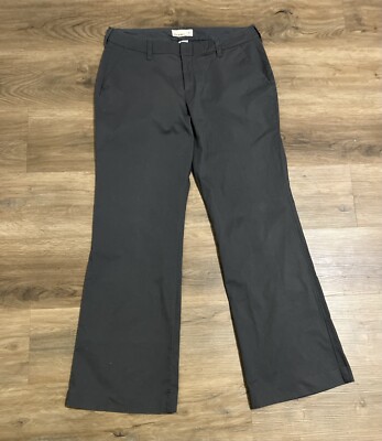 Old Navy Gray Pixie Flare Leg Cotton Pants Size 12 Women's Khaki Pants