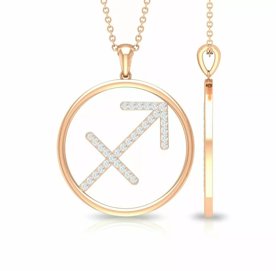 Zodiac sign shop necklace sagittarius
