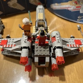 LEGO Star Wars X-Wing Fighter (7140) Looks Nearly 100% Comp W/Mini Fig Box Manul