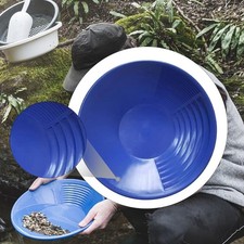 Gold Panning Pan Gold Prospecting Pan Portable 13.78inch Collection Tool for