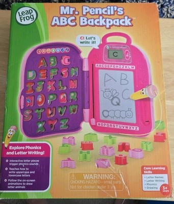 LeapFrog Mr. Pencil's ABC Backpack Pink