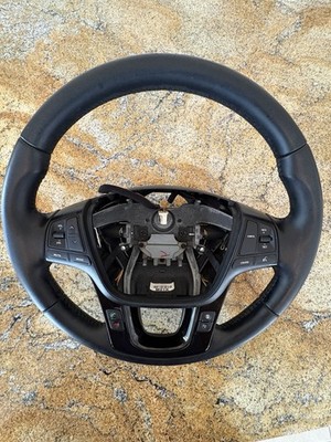 2014-2016 Kia Cadenza OEM Steering Wheel Black Leather With Buttons
