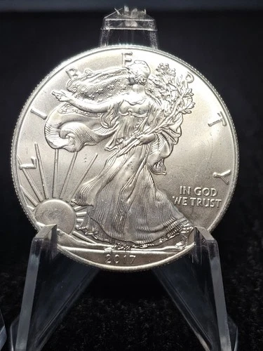 2017 Type 1 American Silver Eagle Uncirculated Bullion $1 Coin .999 ASE 1 oz
