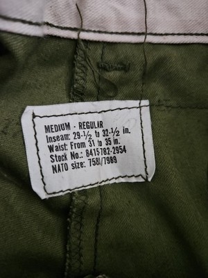 Vtg 70s OG-107 M-65 Pants Military US Army Vietnam War Era