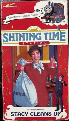 Shining Time Station : Stacy Cleans Up (VHS, 1993) Thomas Rare - Very Good Tape!