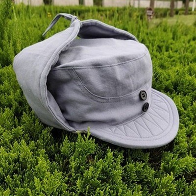 WW2 CHINESE PLA EIGHTH ROUTE ANTI COLD WINTER CAP ARMY MILITARY HAT