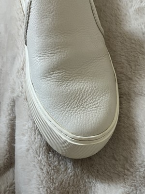 UGG Jass White Leather Slip-On Comfort Shoes Sneakers  display picture 1