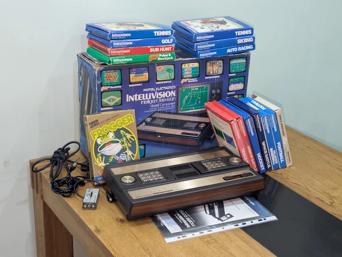 Jeu Tron Sur Mattel Intellivision - Complet, Très Bon état, Version Française
