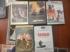 5 DVD- A Beautiful Mind, Cinderella Man, Fargo, Gods and Generals, Felicity