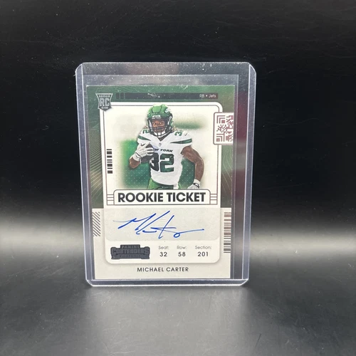 2021 Panini Contenders - Rookie Ticket RPS Michael Carter #129 (AU, RC)