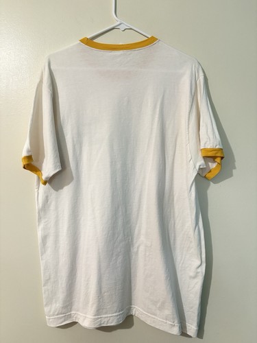Topo Chico Hard Seltzer White & Yellow T Shirt Men Sz L Spiked Sparkling Water - Bild 11 von 15