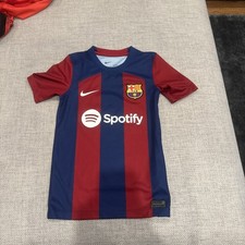 Fc Barcelona 23-24 Home Kit Size Youth Small