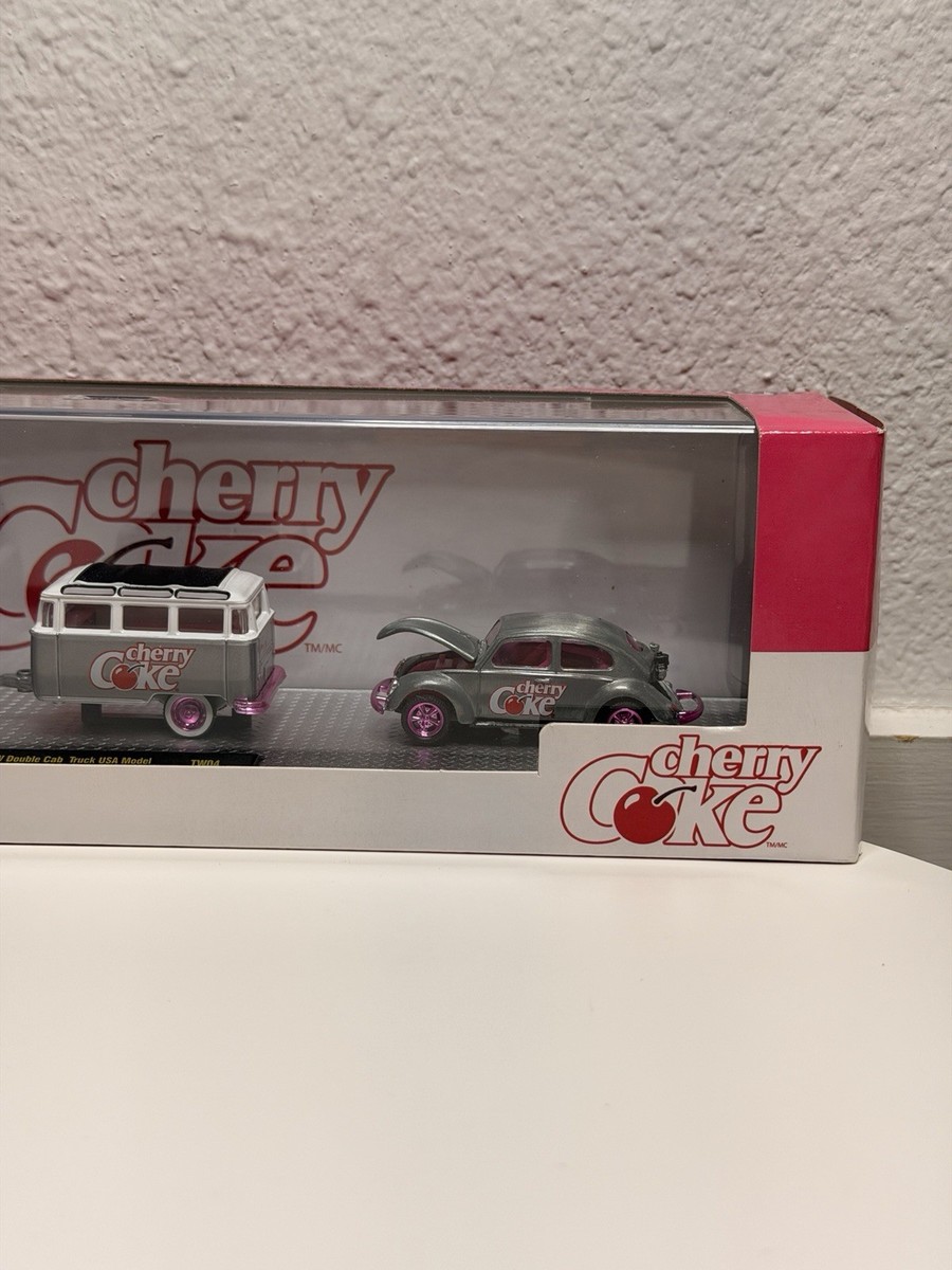 M2 Machines RAW Super Chase Cherry Coke VW Double Cab & Beetle 1