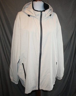 Herren Windjacke Leichte Outdoor-Jacke mit Reißverschlusstaschen 5XL beige/sand