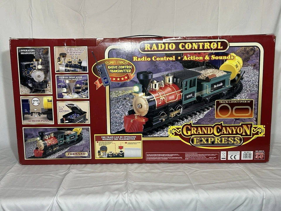 EZTEC GRAND CANYON EXPRESS TRAIN SET NO. 36912 RADIO CONTROLLED NEW IN BOX 2005 - Image 2 of 4