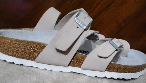 New Birkenstock Mayari Adjustable  Criss-Cross Strap And Toe Loop Size 37/6-6.5 - Picture 8 of 11