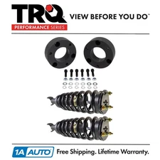 TRQ Front Strut & Spring Set Driver & Passenger Sides For 06-08 Dodge Ram 1500